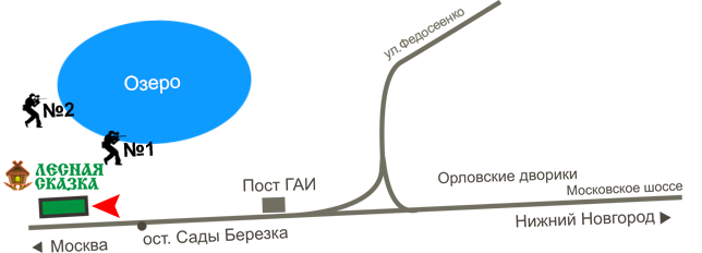 Карта орловские дворики